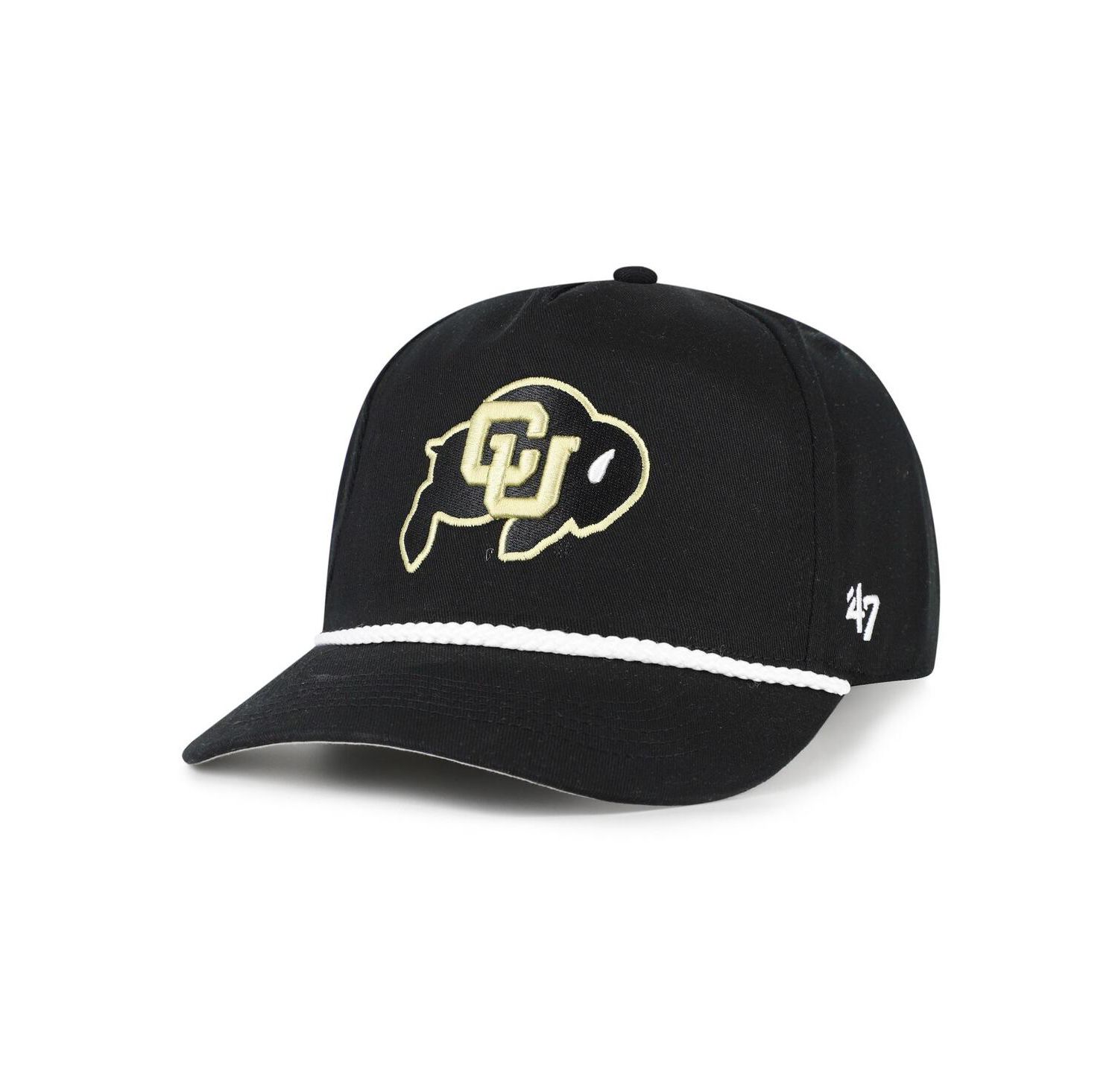Men's Black Colorado Buffaloes Rope Hitch Adjustable Hat