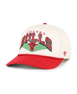 '47 Brand - Men's Cream/Red Chicago Bulls Pomona Two-Tone Rope Hitch Adjustable Hat