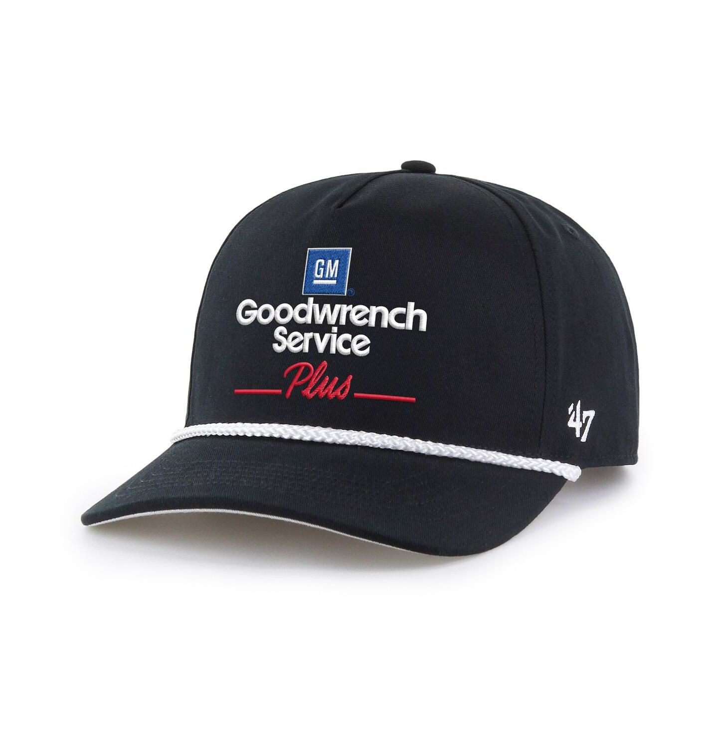 Мужская кепка '47 Brand Black Richard Childress Racing Good Wrench Service Plus Hitch Rope Adjustable Hat — фото 3