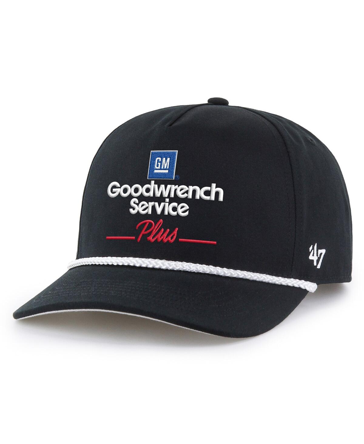 47 Brand Men's Black Richard Childress Racing Goodwrench Service Plus Hitch Rope Adjustable Hat In Black