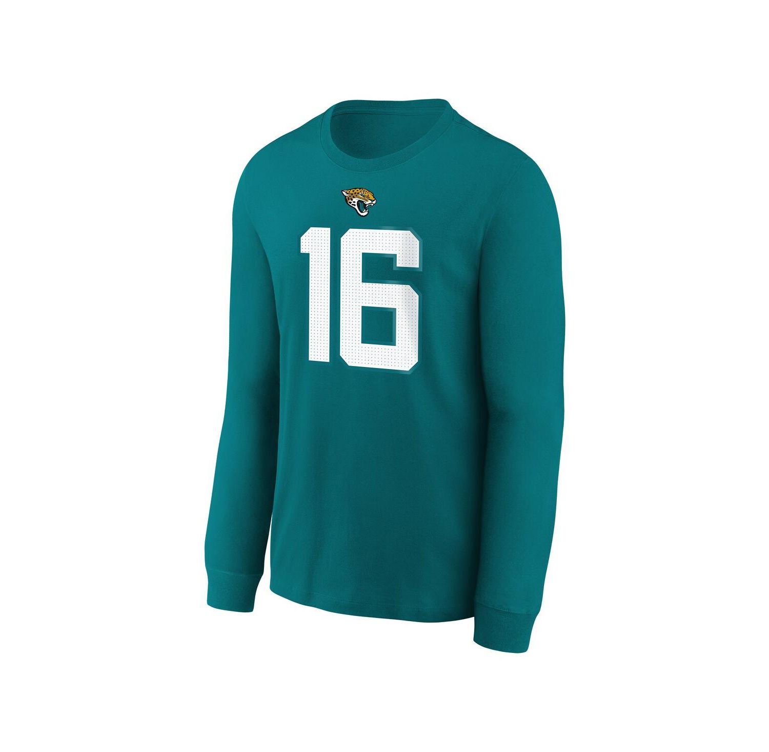 Big Boys and Girls Trevor Lawrence Teal Jacksonville Jaguars Player Name & Number Long Sleeve T-Shirt