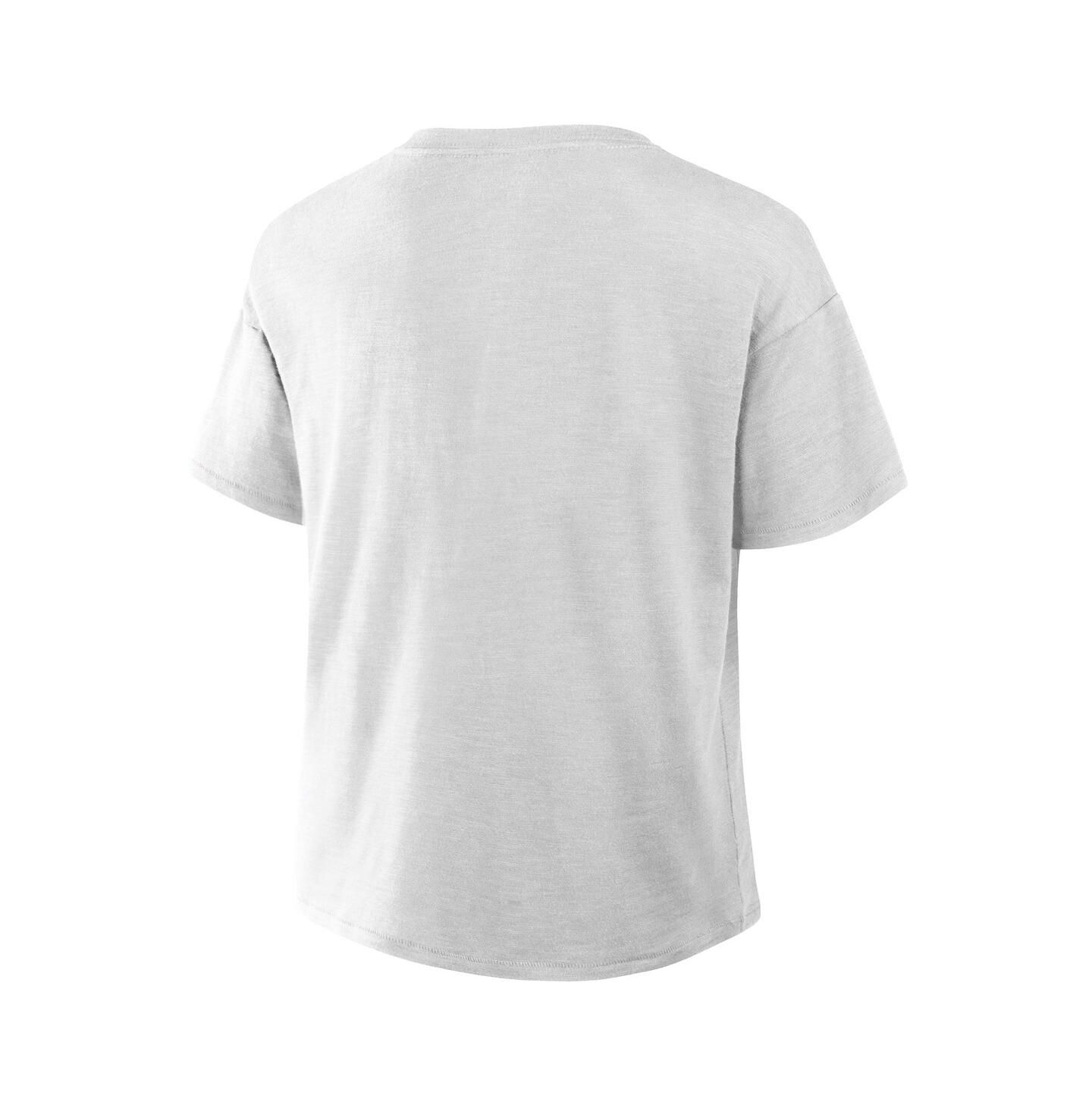 Женская футболка Fanatics Gray Penn State Nittany Lions Plus Size Winning Gear Notch Neck — фото 2