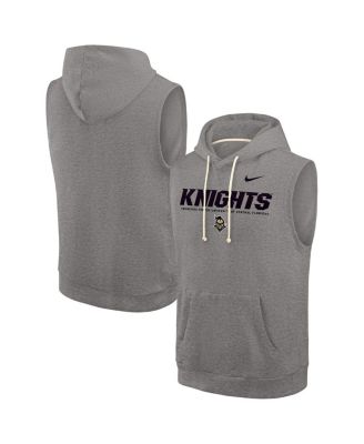 Nike - Men's Heather Gray UCF Knights 2025&nbsp;Sideline Standard Issue Sleeveless Hoodie