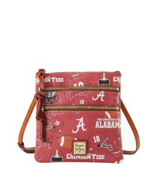 Dooney & Bourke - Alabama Crimson Tide Football Halftime Triple Zip Crossbody Bag