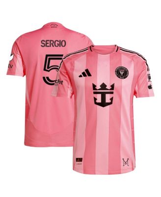 adidas - Men's Sergio Busquets Light Pink Inter Miami CF 2025 Euforia Authentic Player Jersey