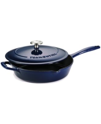 Bestow 10-Inch Cast Iron Enameled Skillet with Lid