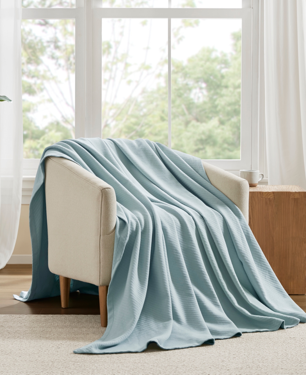 Madison Park Liquid Cotton Blanket