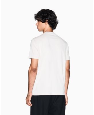 Men's Heavy Jersey Center Chest Grid Box T-Shirt