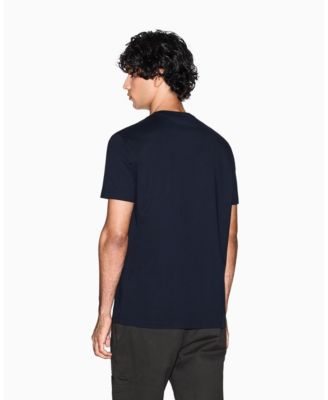 Men's Heavy Jersey Center Chest Grid Box T-Shirt