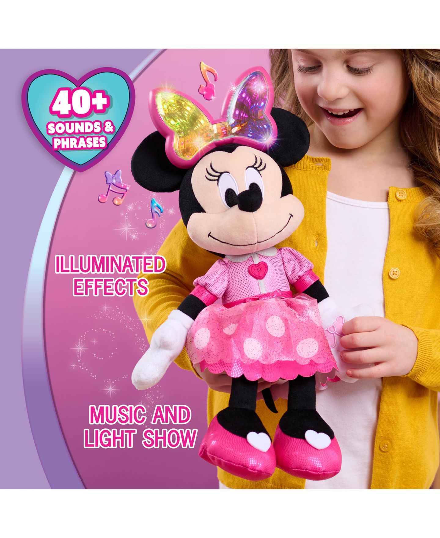 Детская мягкая игрушка Minnie Mouse Colorfinity Interactive 15" Plush — фото 10