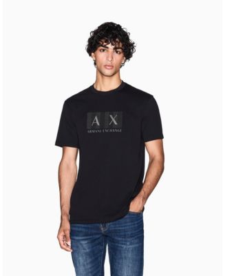 A|X Armani Exchange Men's Textured Grid Box T-Shirt - Macy's