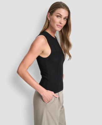 Women's Sleeveless Crewneck Sweater