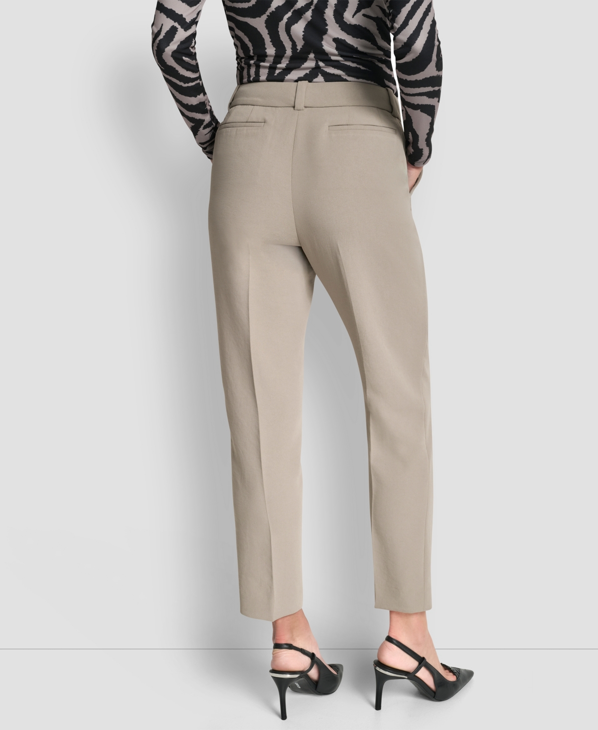 Dkny Women's Essex Ankle Leg Mid Rise Pants In Multi