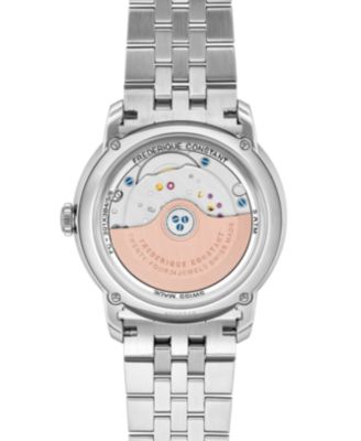 Men's Classics Automatic Silver-Tone Bracelet Watch, 38.5mm