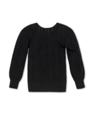 Women's Long Sleeve Reversible Cable Wrap Sweater