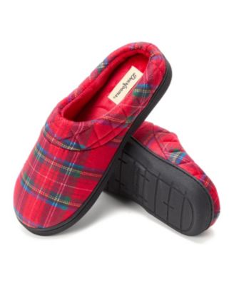 Women's Darcy Quilted Cuff Velour Clog House Slipper
