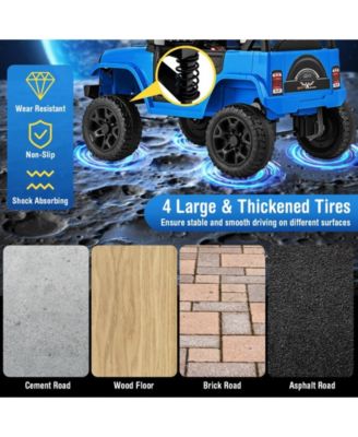 12V Kids Ride on Truck Car with Parental Remote and Music Player