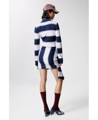 Women's Striped polo dress