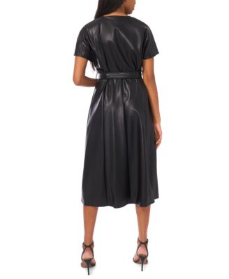 Women's Dolman Sleeve Belted Dress