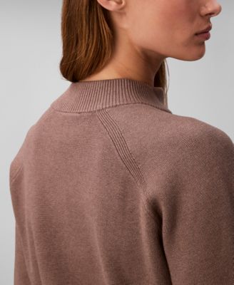 Women's Technical Long Sleeve Mock Neck Cardigan Sweater