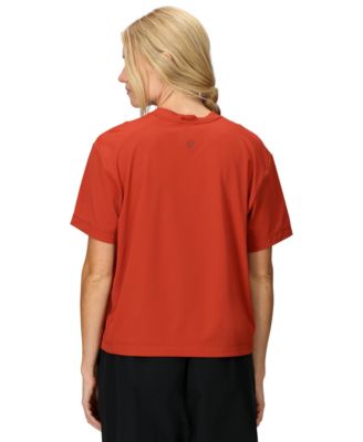 Women's Air Exchange UPF 50 Crew Short Sleeve Ribbed Collar T-Shirts