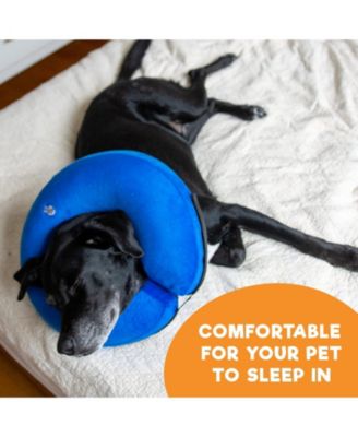 Inflatable Dog Cone Collar Alternative Soft Donut Recovery Collar for Pets