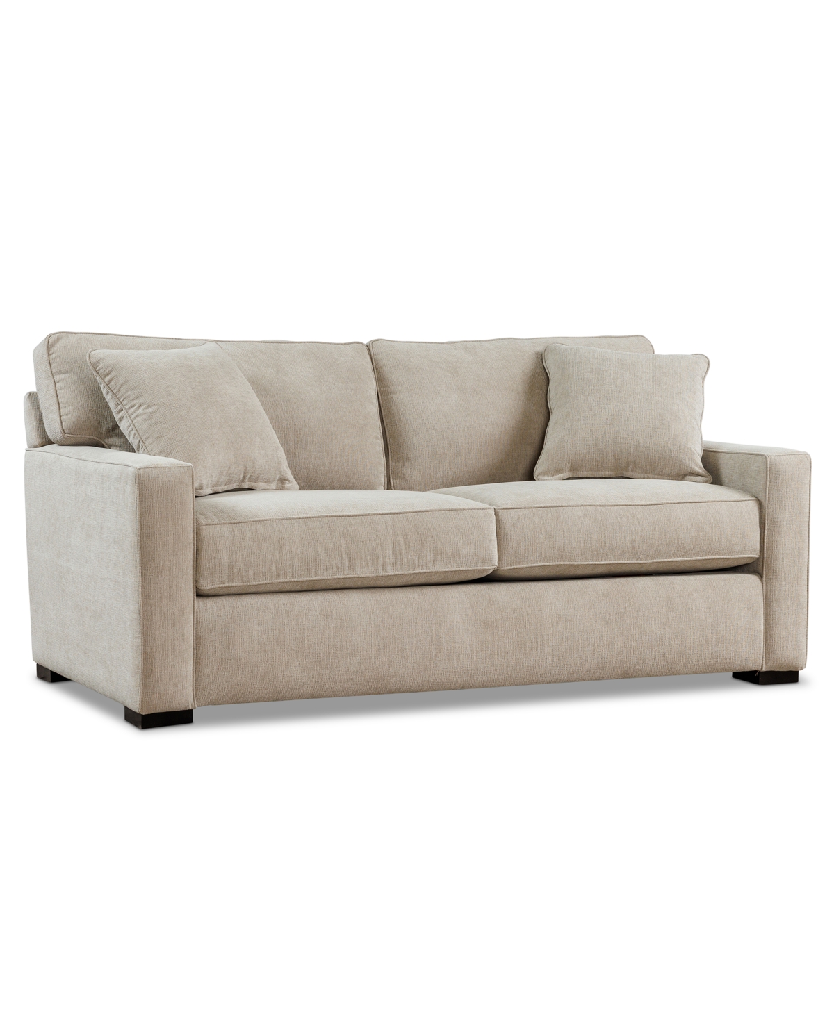Macy's Radley Fabric Apartment Sofa, Exclusively At  In Neutral