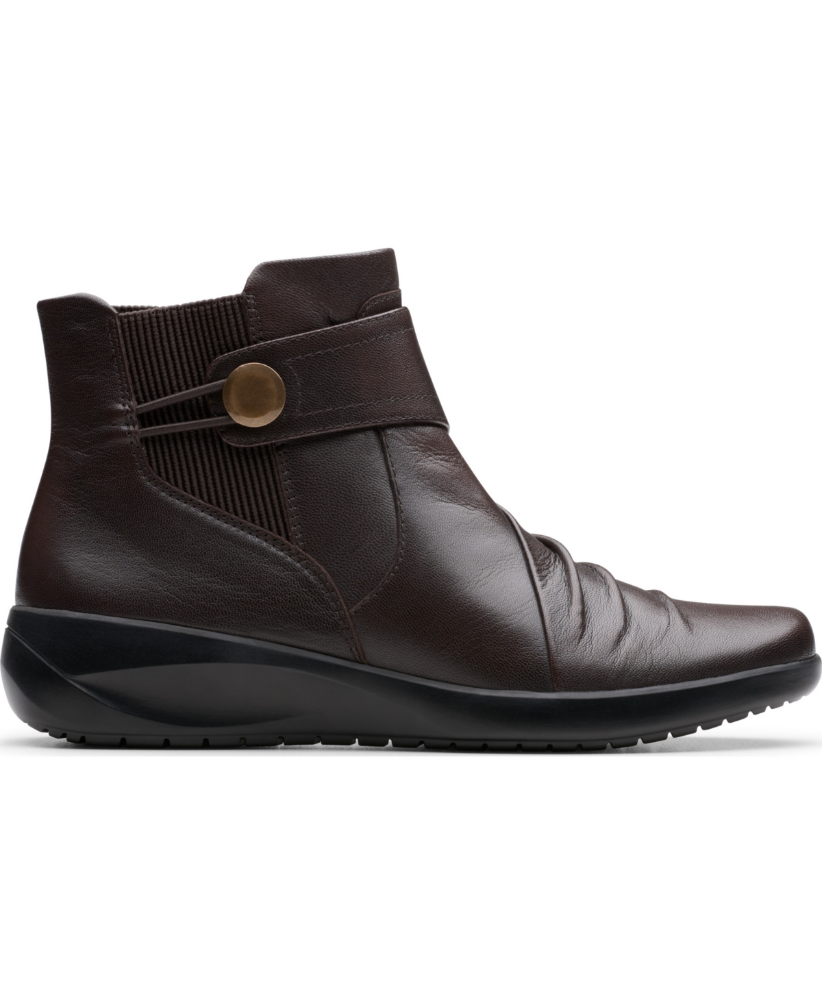 Clarks Women's Kaetlyn Sara Wedge Ankle Boots In Brown