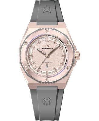 Women's TM-416081 CORAL Quartz Rose Gold Dial Watch