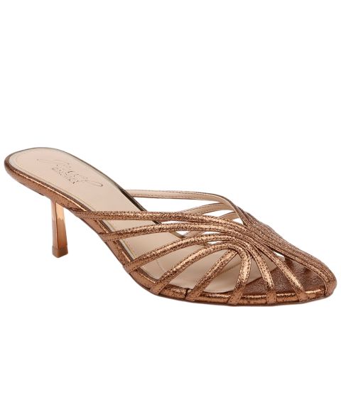 Женские сандалии Jewel Badgley Mischka Ilaria Dress Sandals, цвет: Бронзовый металлик