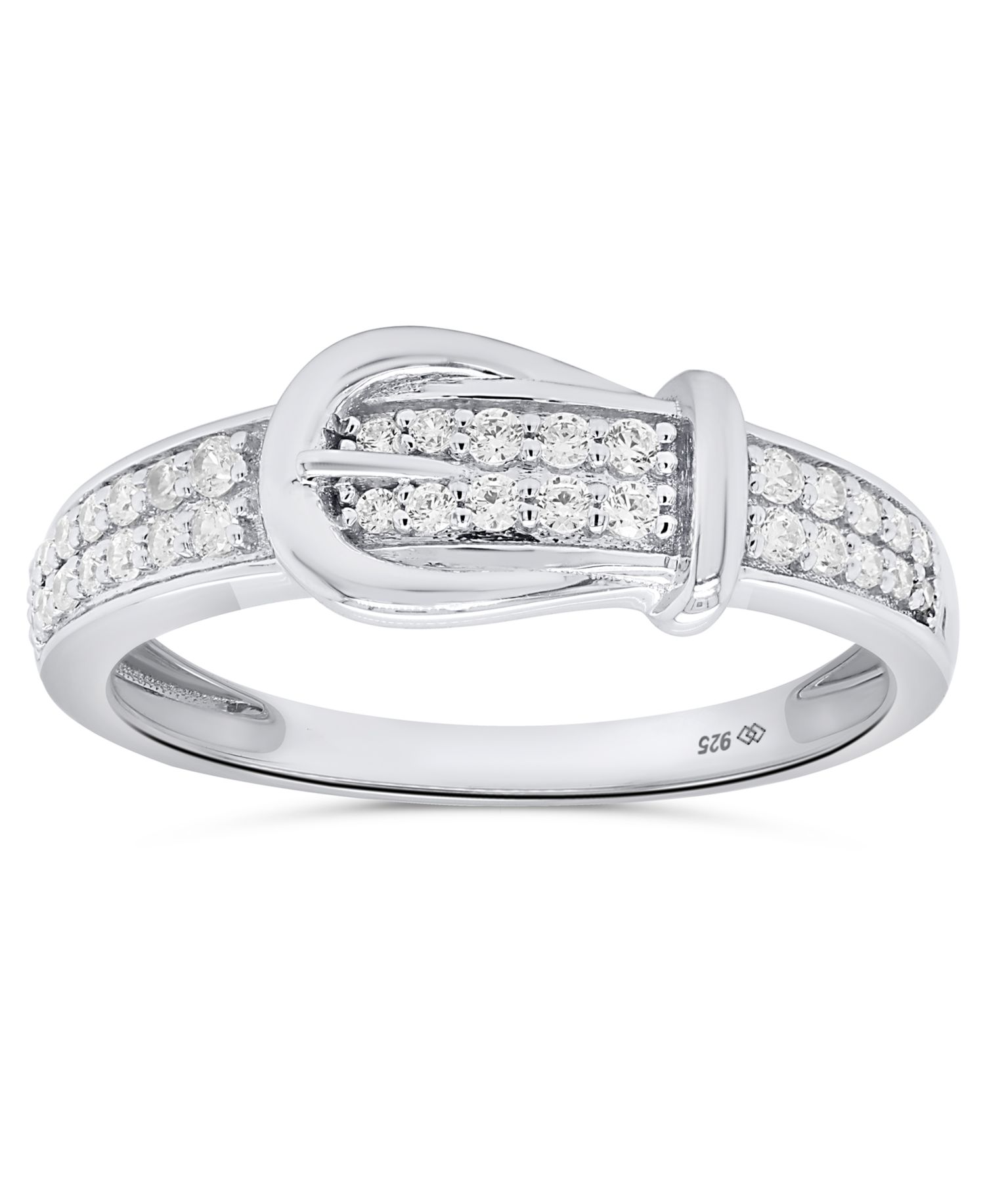 White Diamond Ring (1/4 ct. t.w.) in Sterling Silver