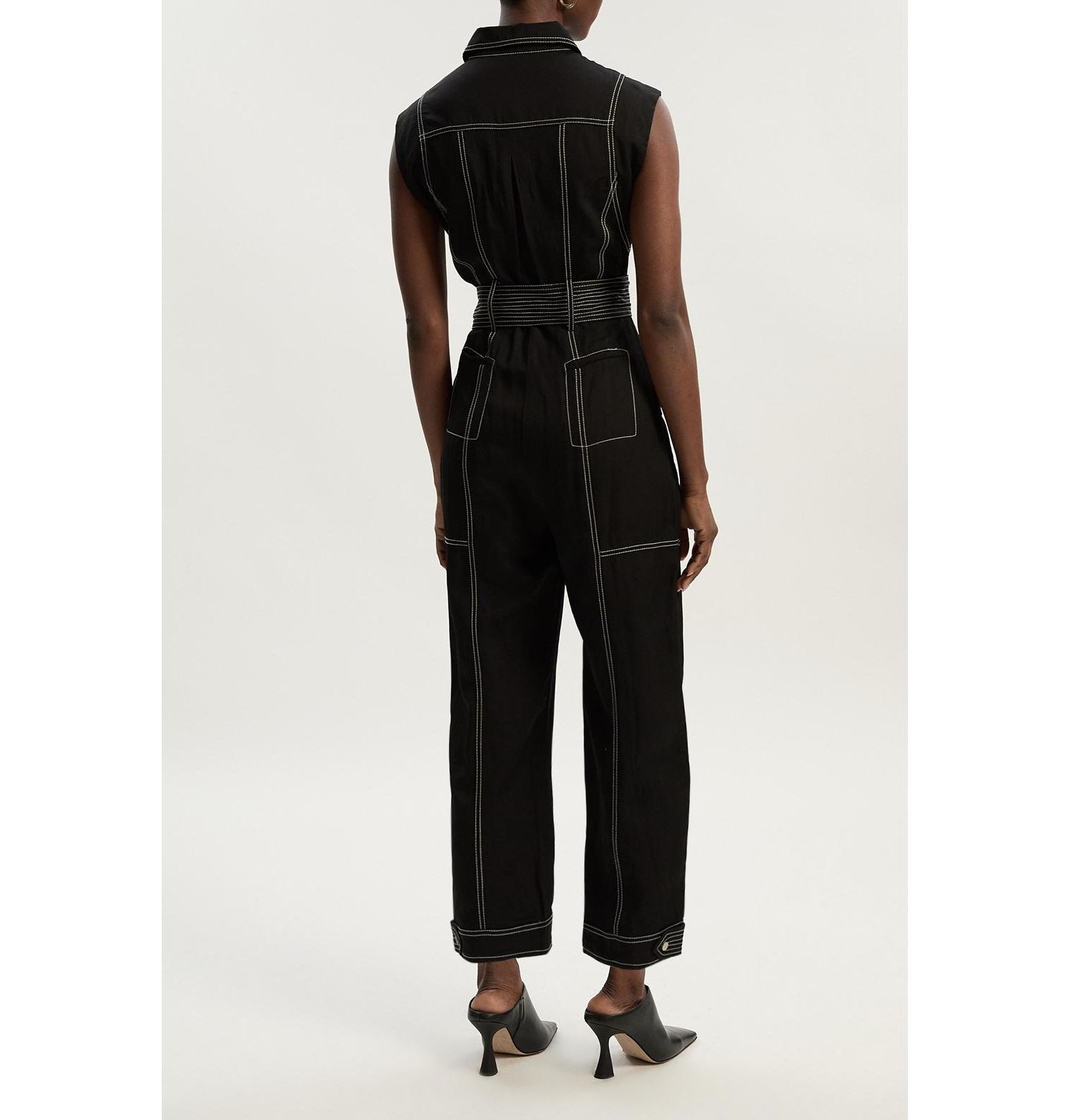 Women's Premium Linen Woven Jumpsuit