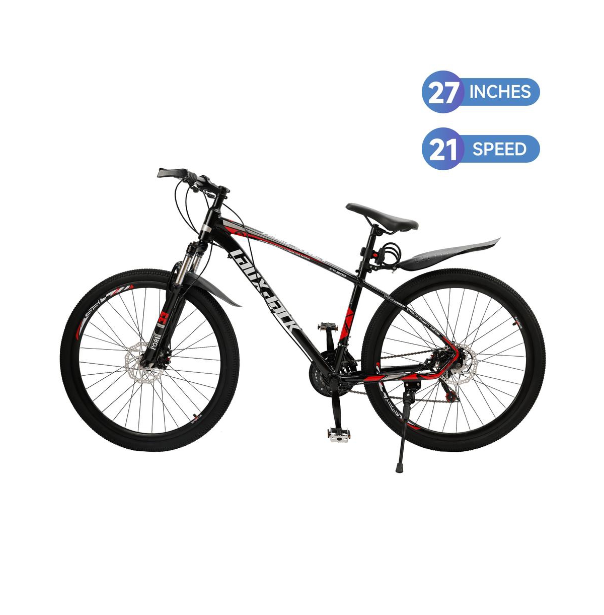 Artudatech 27.5" Wheels Cycling Adults Mountain Bike 21 Speed Bicycle Men Women