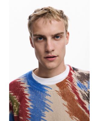 Men's Abstract paisley sweater