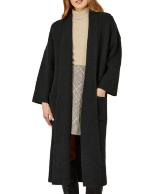 Women's Knitted Maxi Cardigan With Pockets