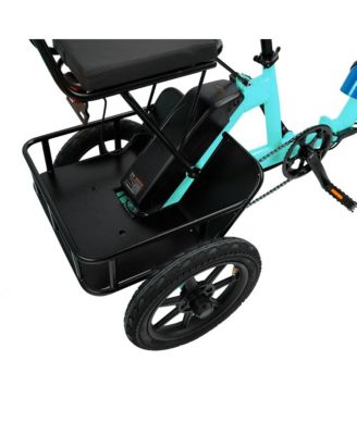 Electric Tricycle for Adults E-Trike with 3-Speed 350W Motor & 28-Mile Range | Compact Foldable Design