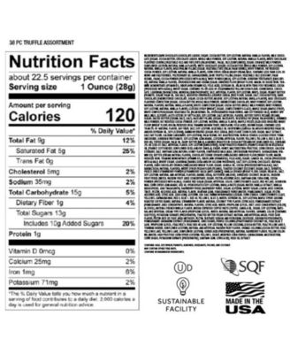 Holiday Grand Elite Truffle Cup Gift Box, 38 Piece