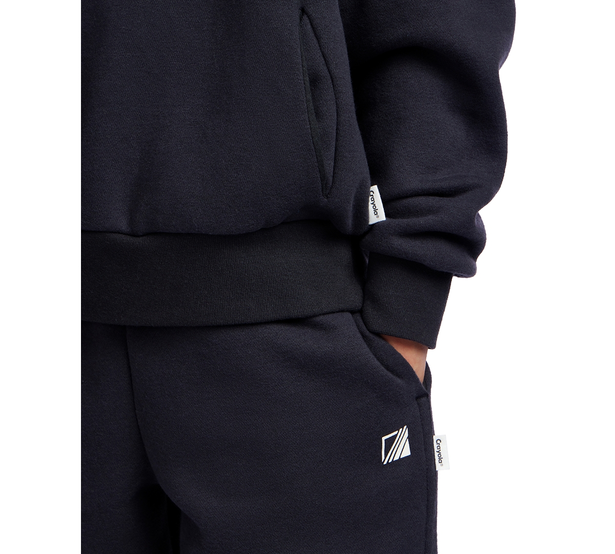 Color Lab Unisex 2t-6x Pull-on Fleece Jogger Pants In Black