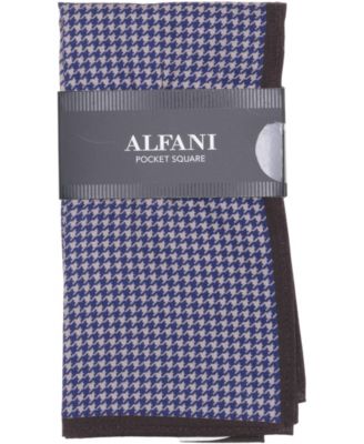Alfani - Men's Scotto Houndstooth Pocket Square