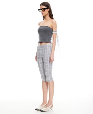 Women's Checked Starlet Capri Pants
