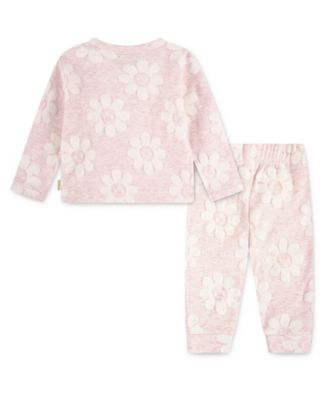 Baby Girls' Floral Printed Top and Pants, 2-Piece Set