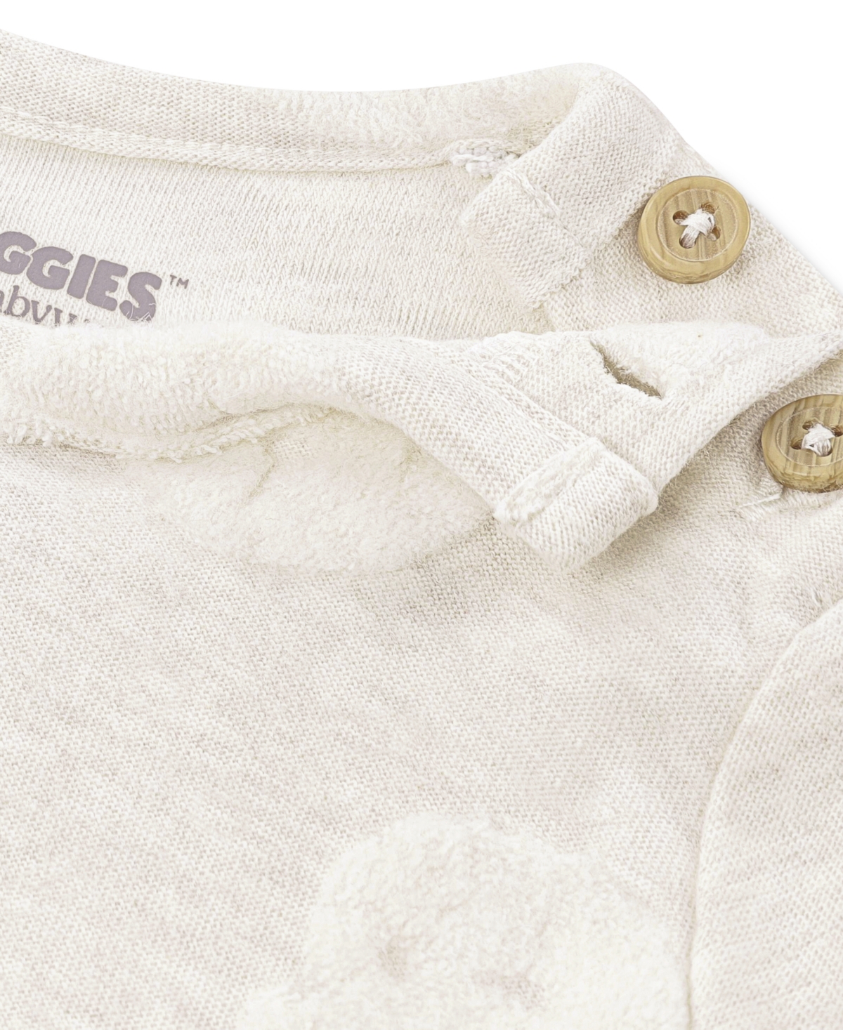 Huggies Baby Boys 2-piece Teddy Detail Top And Pants Set In White