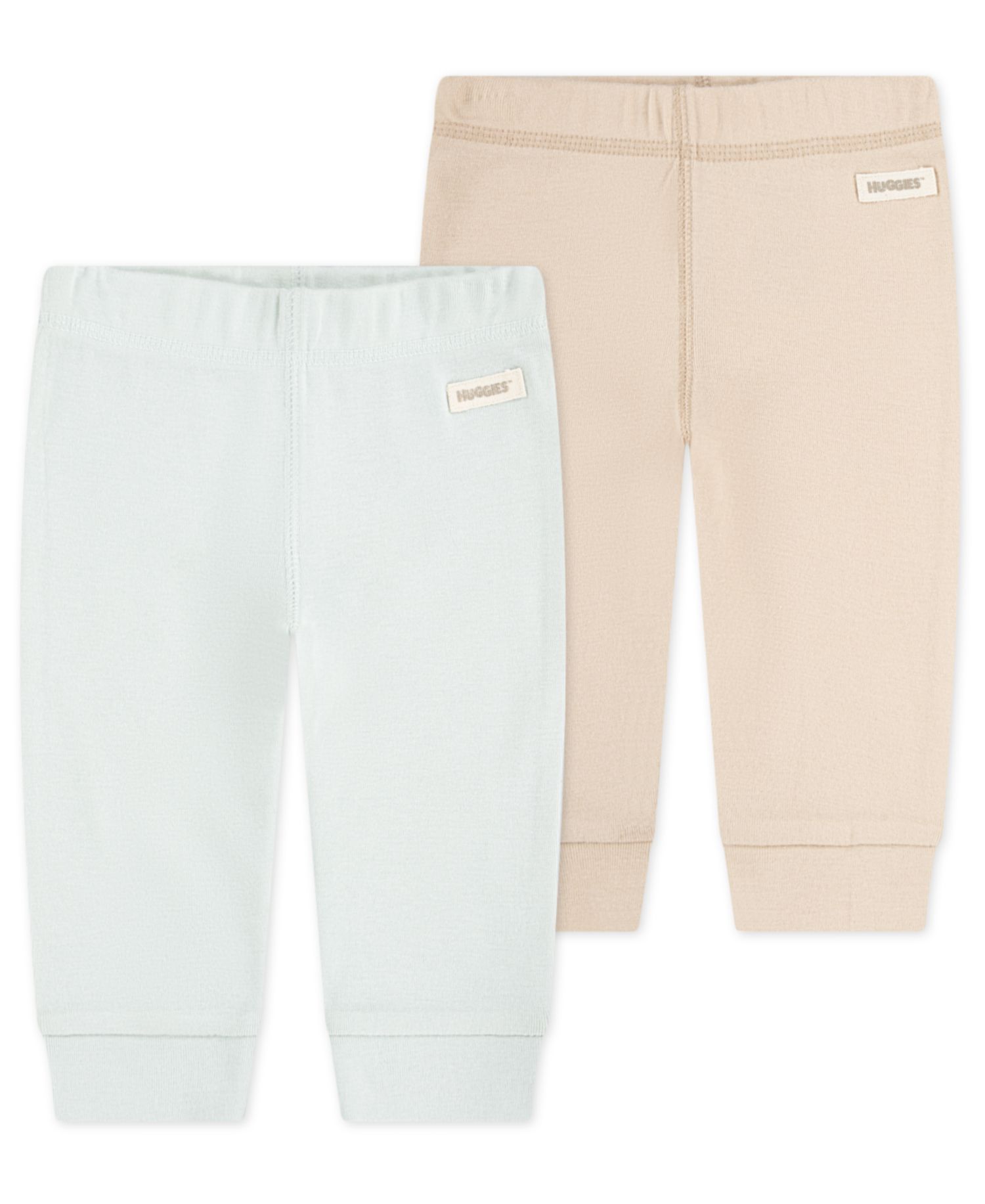 Baby Boys' and Girls' Pull-On Pants, 2-Pack Set