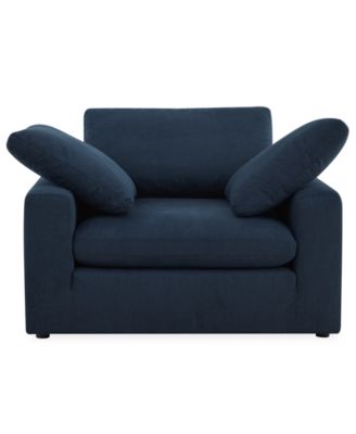 Fog 55" Fabric Accent Chair