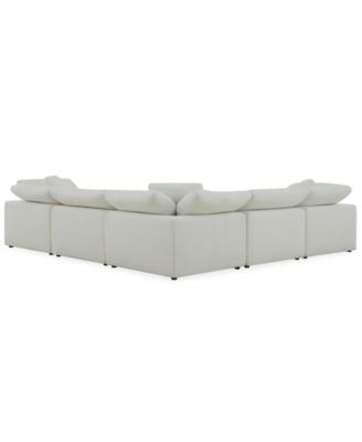 Fog 5-Pc. Fabric L-Sectional Sofa Set