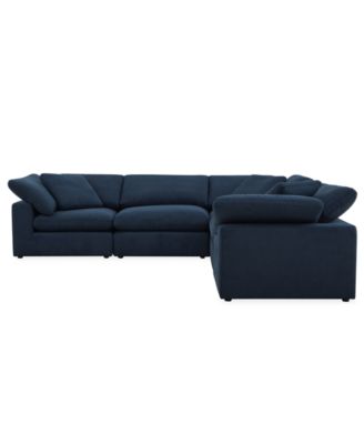 Fog 5-Pc. Fabric L-Sectional Sofa Set