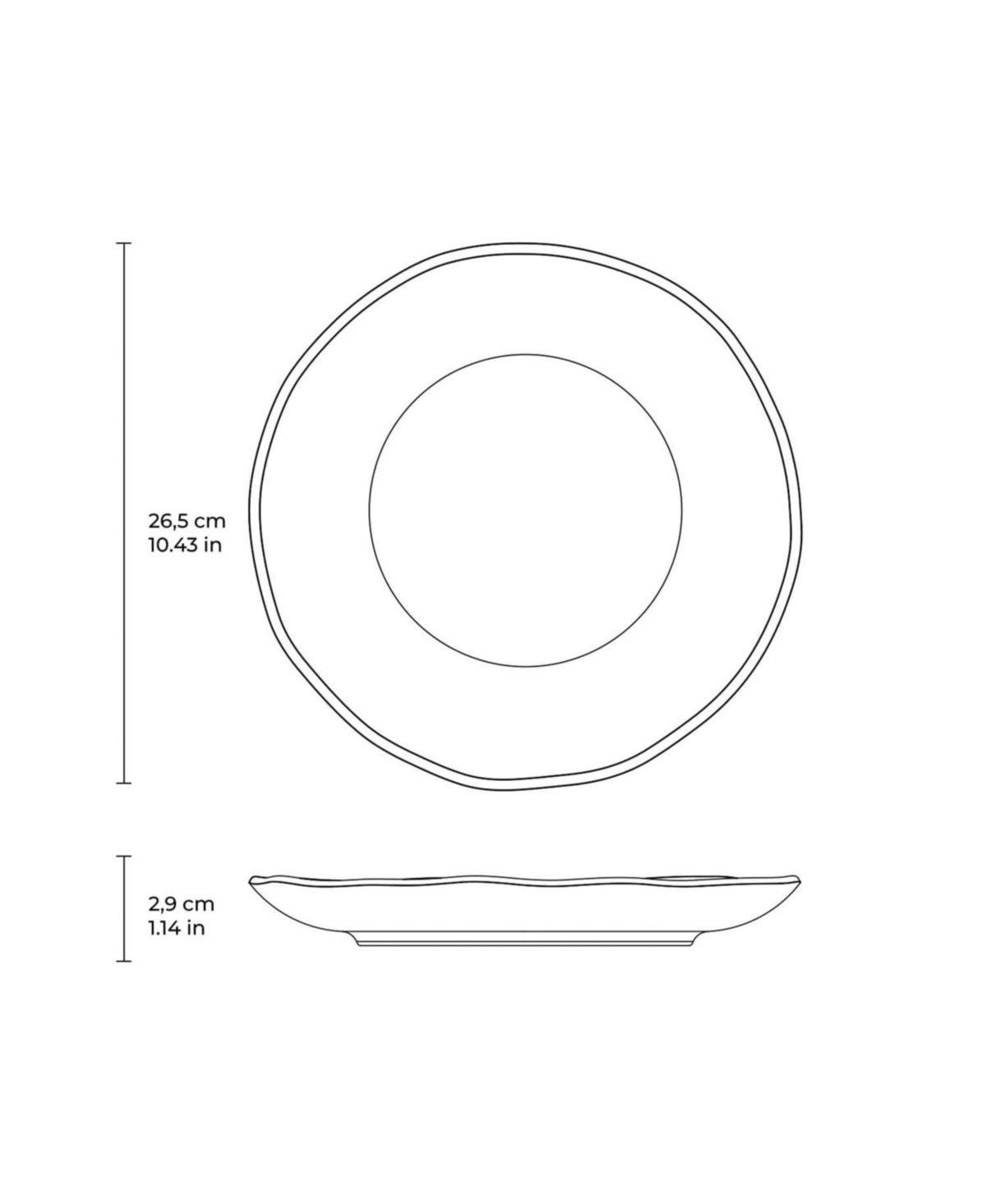 Porto Brasil Stoneware Dinner Plates, Set Of 6 In Green