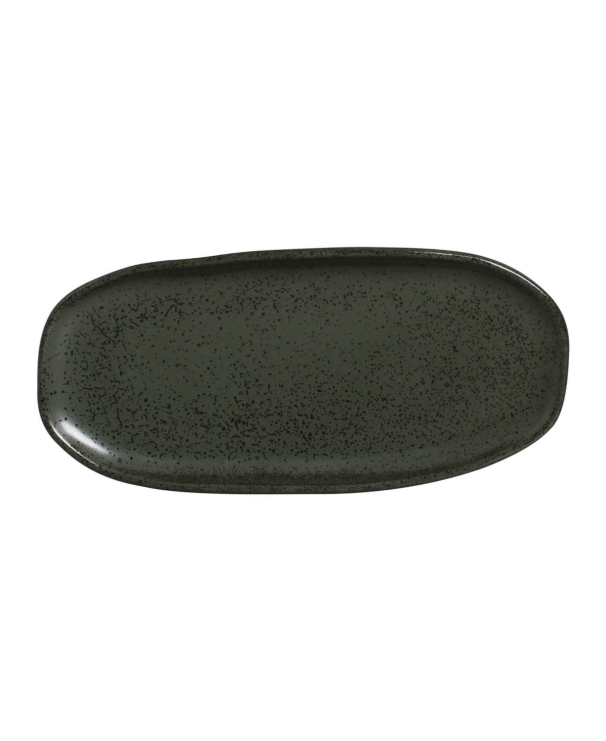 Porto Brasil Medium Shallow 9" Oval Platters, Set Of 4 In Green