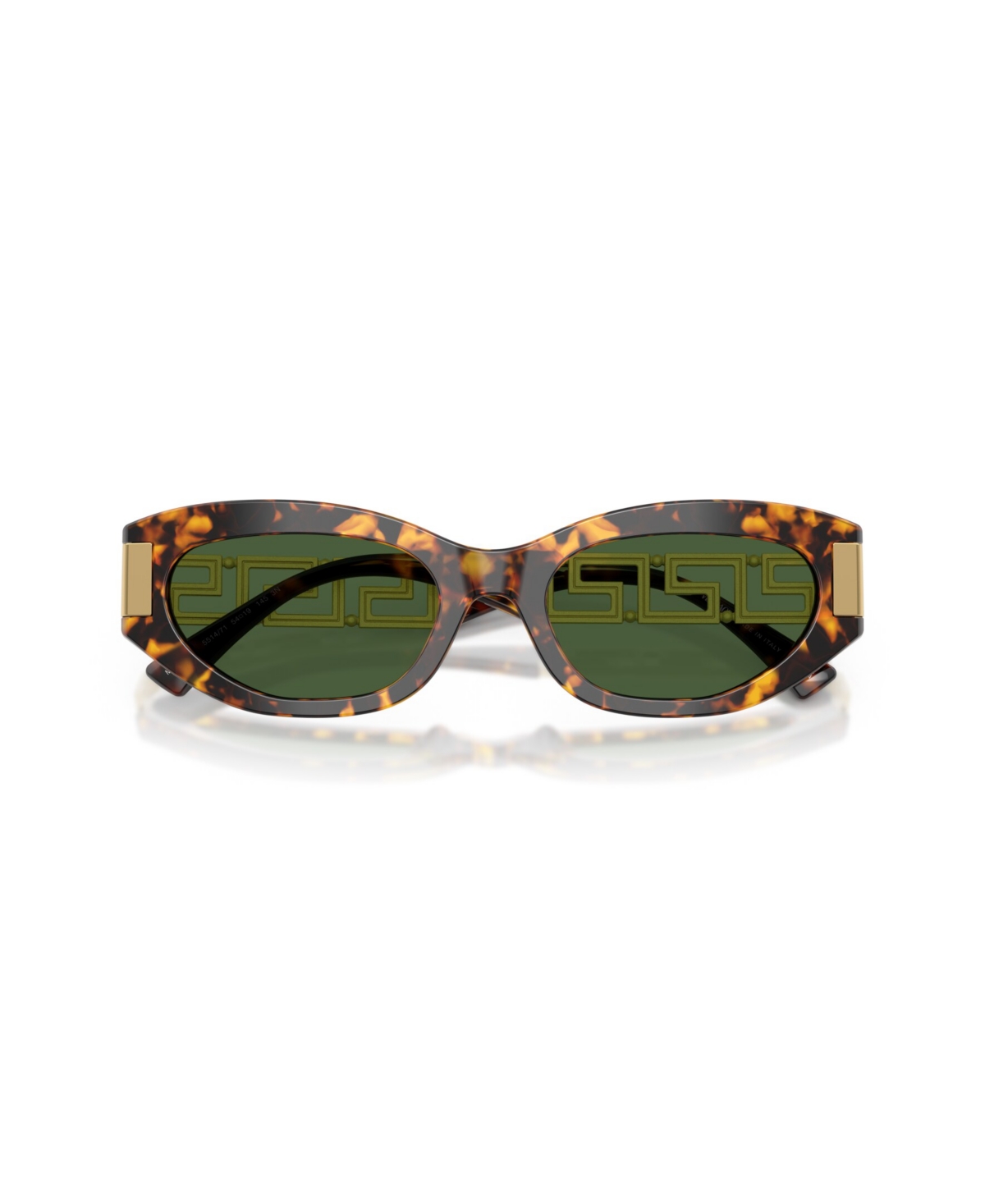 Versace Greca Lunettes De Soleil Ail-de-chat In Green