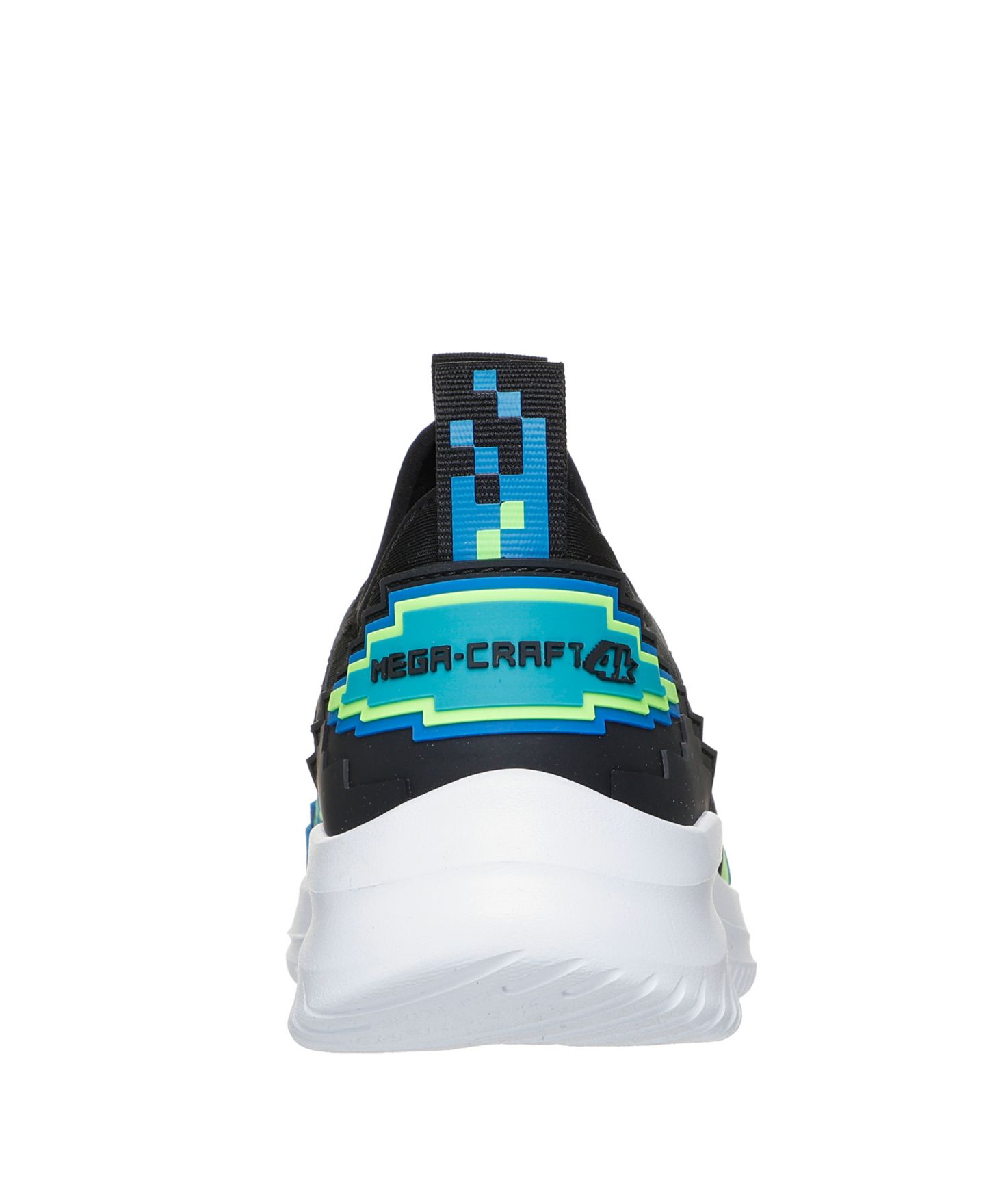 Детские повседневные кроссовки Skechers Mega-Craft Ultra Flex 3.0 - 4K Pointz, цвет: Чёрный / Синий — фото 4